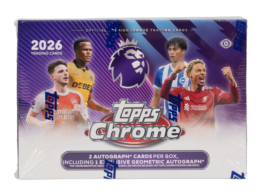 2026 Topps Chrome Premier League EPL Soccer Breakers Delight Trading Cards