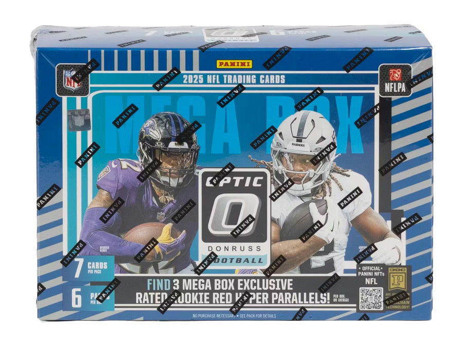 2025 Panini Donruss Optic Football Hobby Mega Trading Cards