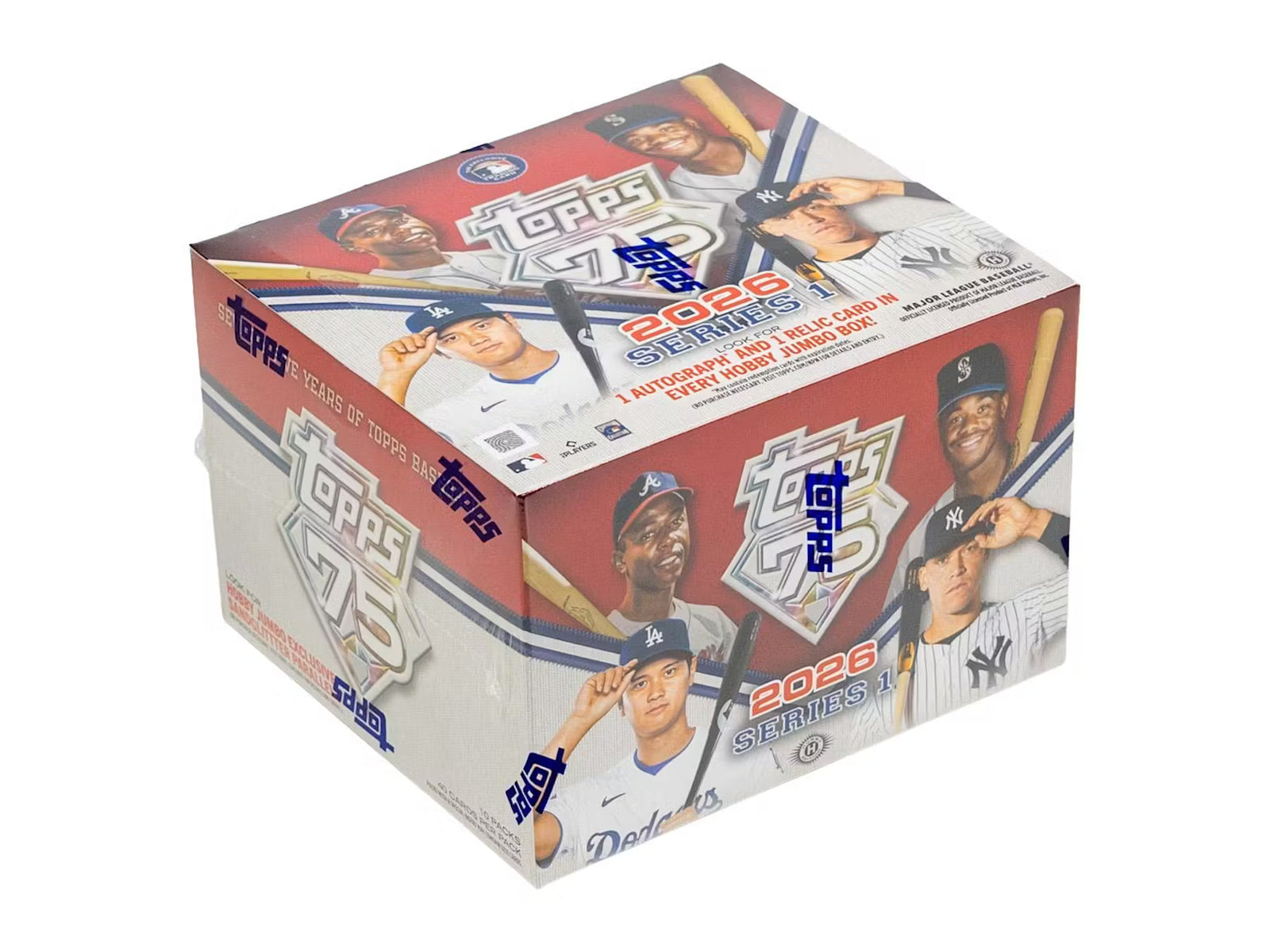 2026 Topps Series 1 Baseball Hobby Jumbo Trading Cards