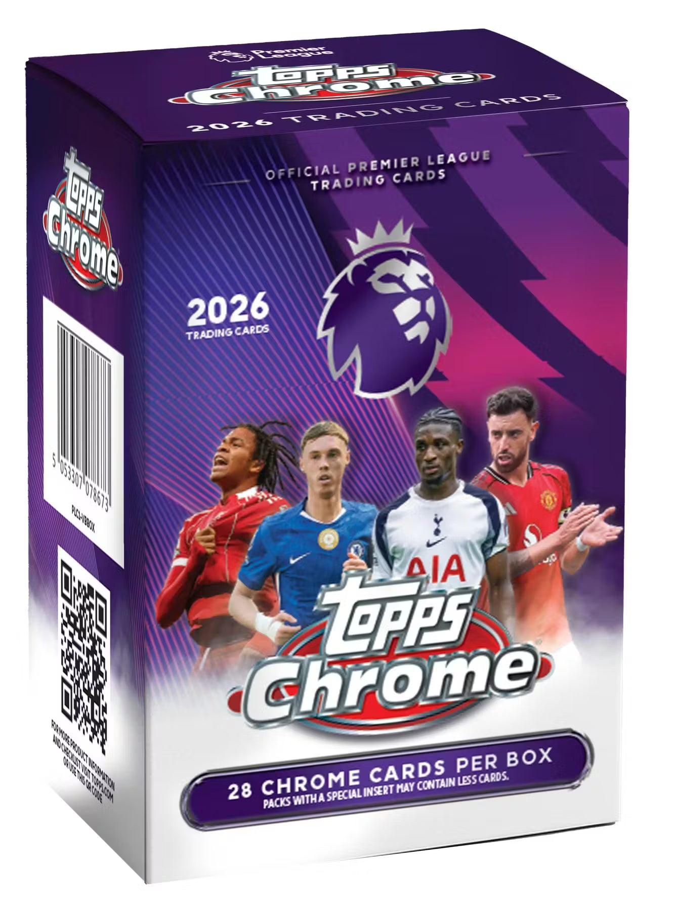 2026 Topps Chrome Premier League EPL Blaster Trading Cards