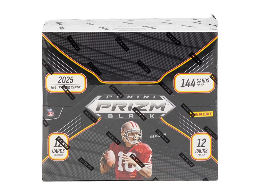 2025 Panini Prizm Black Football Hobby Trading Cards