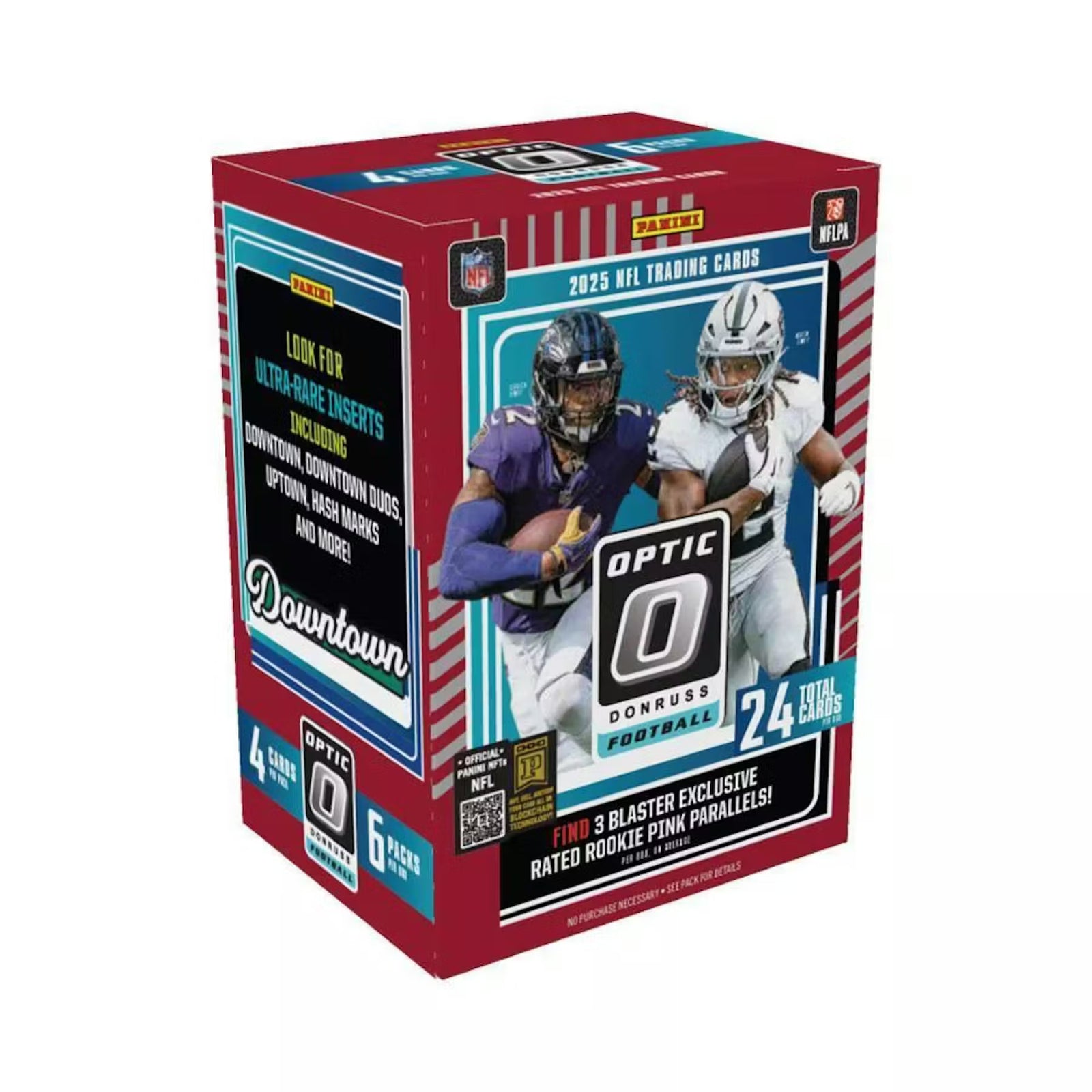 2025 Panini Donruss Optic Football Blaster Trading Cards Pink Parallel