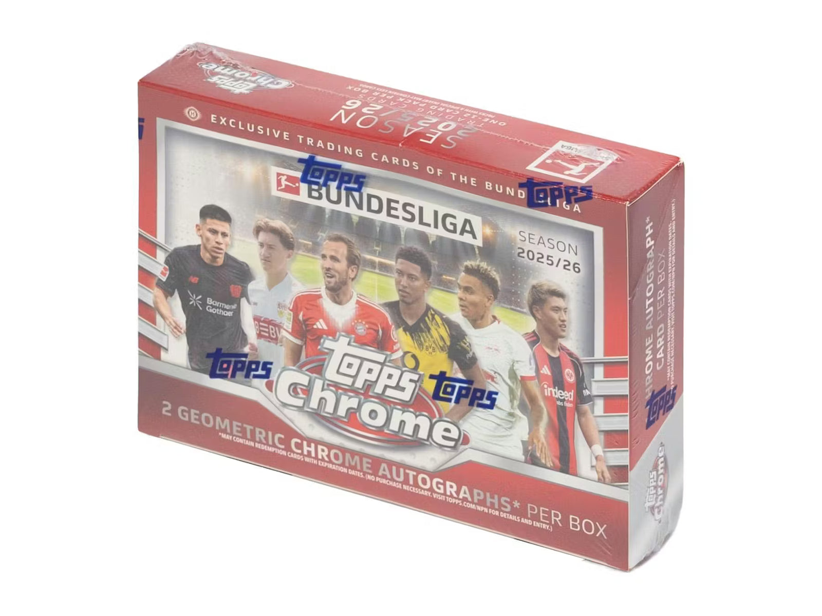 2025-26 Topps Chrome Bundesliga Soccer Breaker Delight Trading Cards LV