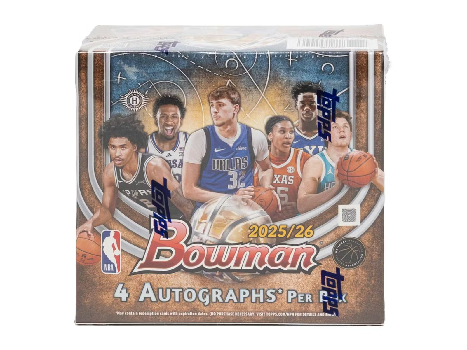2025-26 Topps Bowman Basketball Hobby Jumbo Trading Cards LV