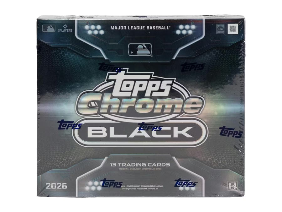 2026 Topps Chrome Black Baseball Hobby Trading Cards