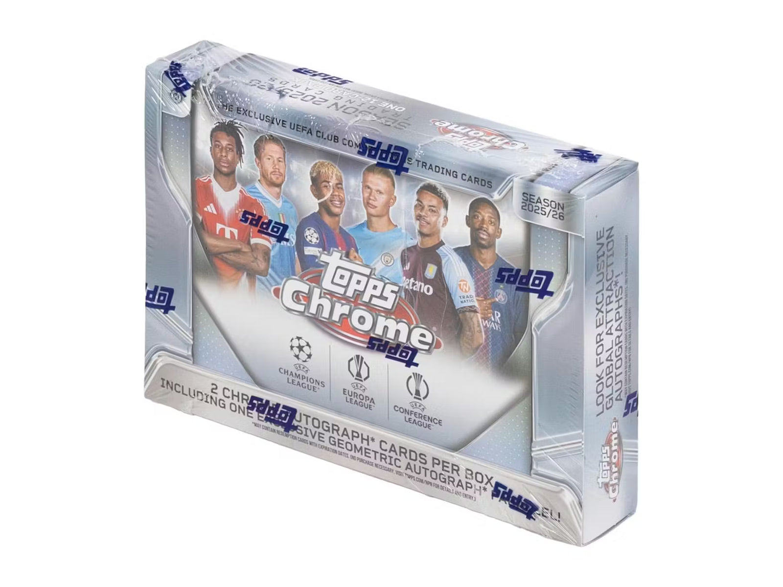 2025-26 Topps Chrome UEFA Club Competitions Soccer Breakers Delight Trading Cards