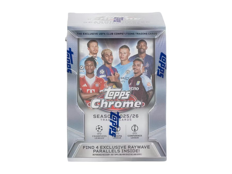 2025-26 Topps Chrome UEFA Club Competitions Soccer Blalster Trading Cards