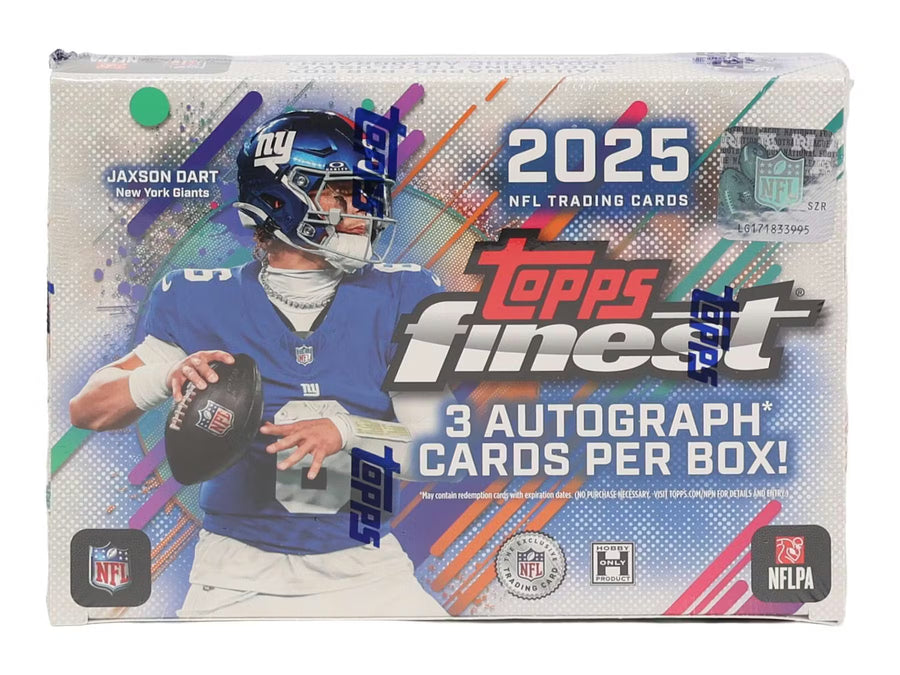 2025 Topps Finest Football Breaker Delight Trading Cards