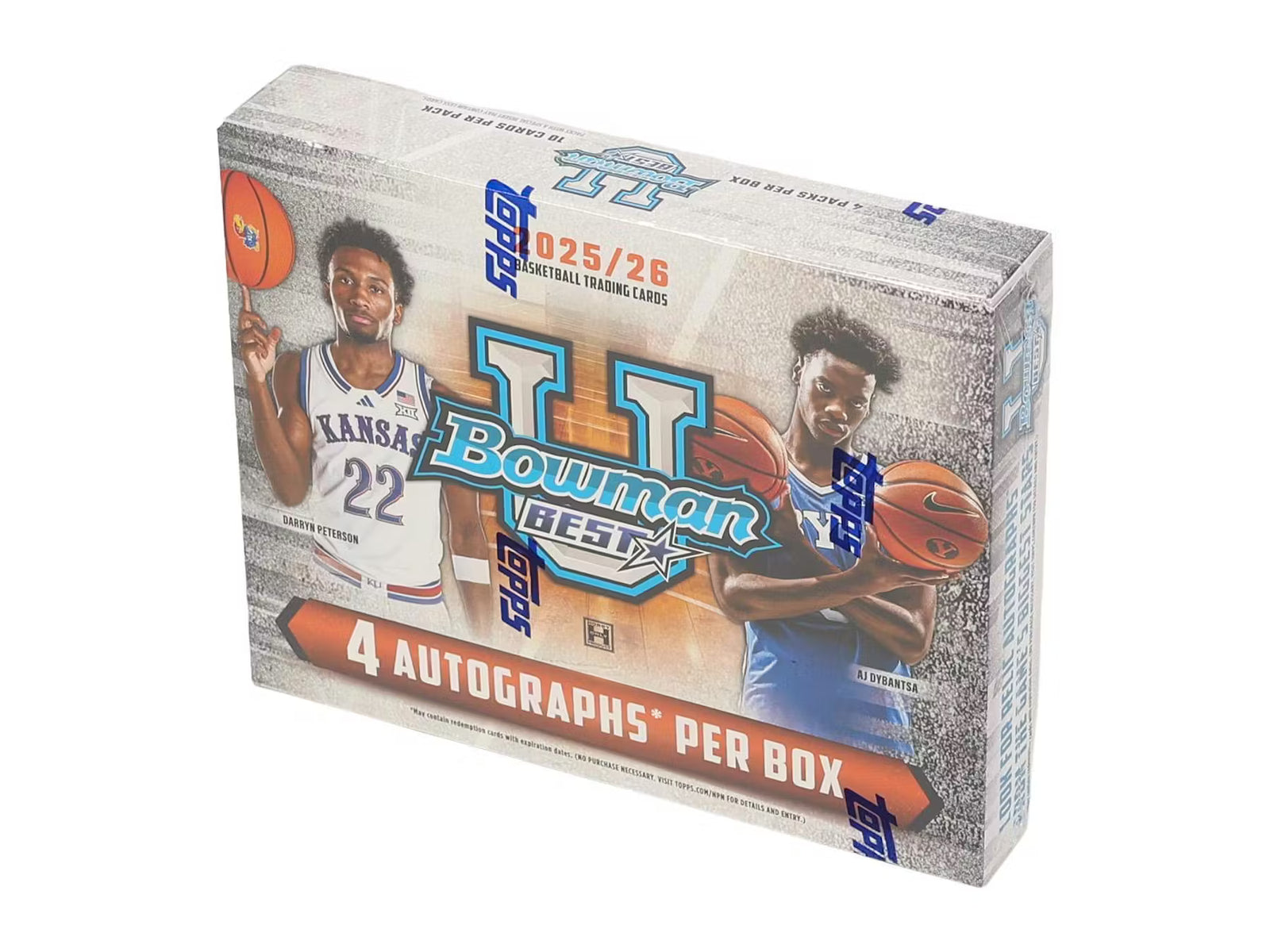 2025-26 Topps Bowman University Best Basketball Hobby Trading Cards