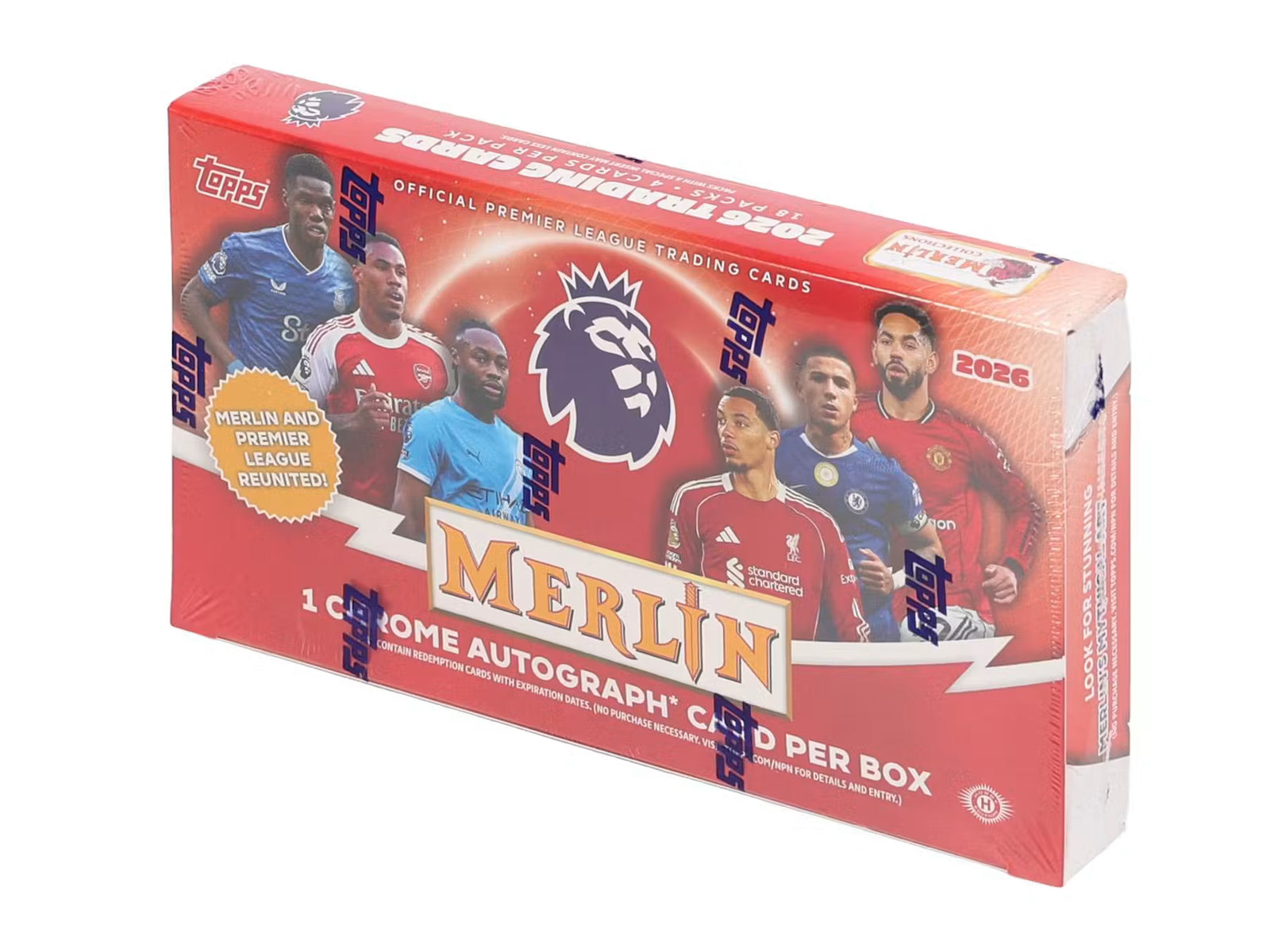 2025-26 Topps Merlin Premier League EPL Soccer Hobby Trading Cards LV