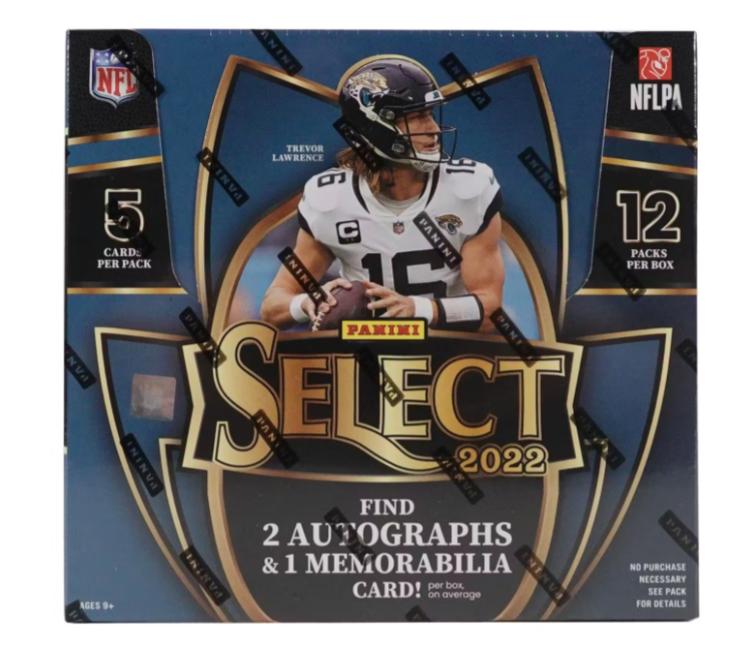 2022 Panini Select Football Hobby Trading Cards