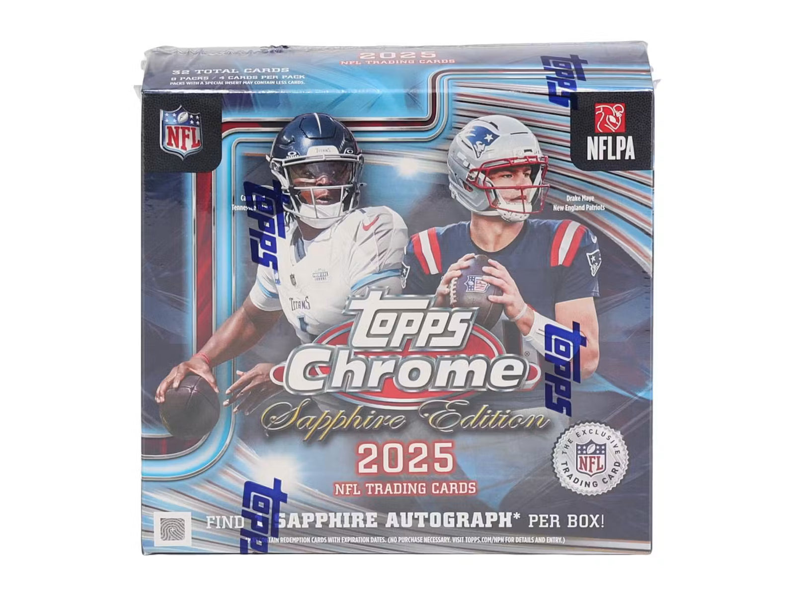 2025 Topps Chrome Football Sapphire Edition Trading Cards