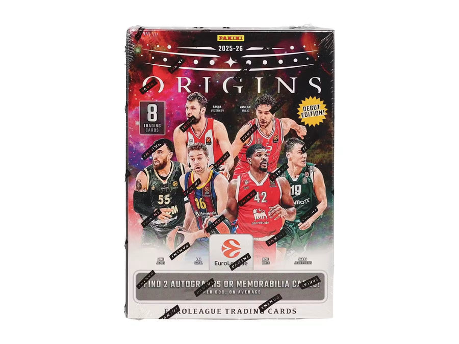 2025-26 Panini Origins EuroLeague Basketball Hobby Trading Cards