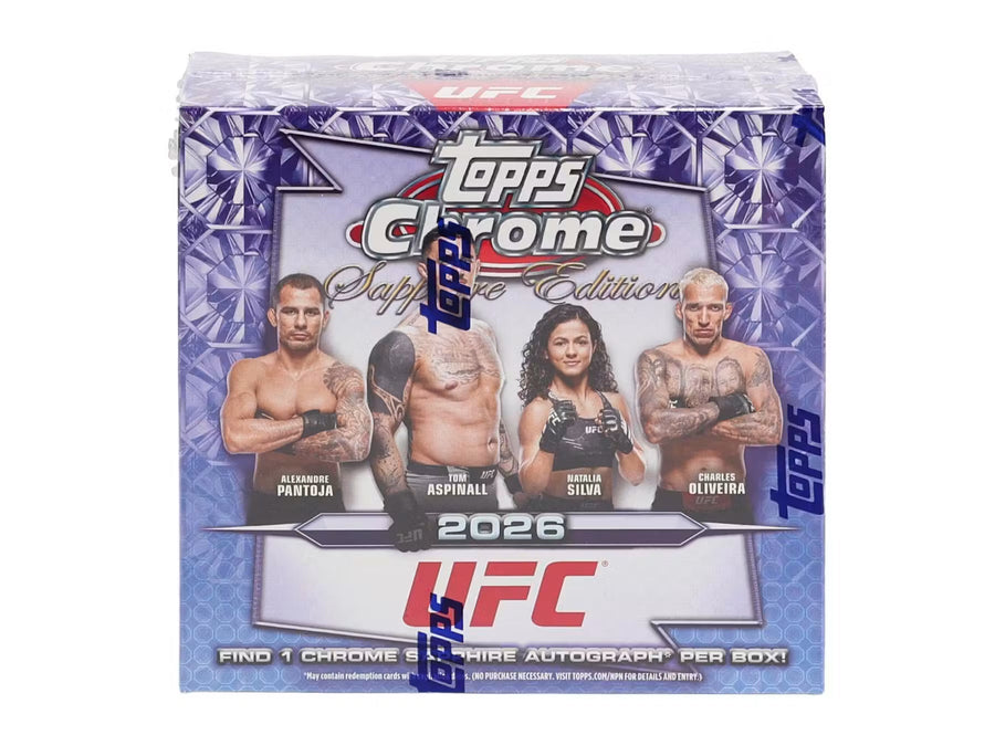 2026 Topps Chrome UFC Sapphire Edition Trading Cards LV