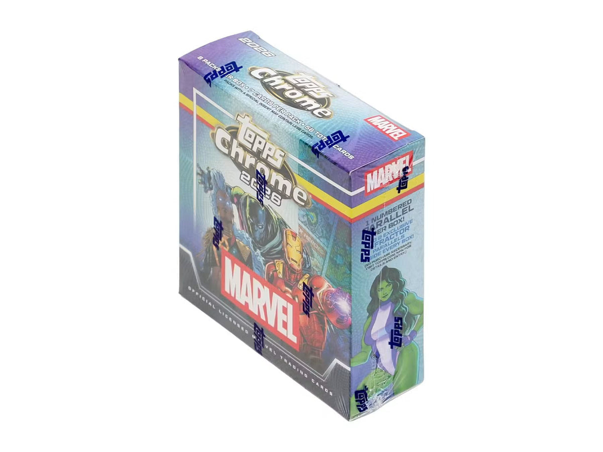 2026 Topps Chrome Marvel Comics Mega Trading Cards LV