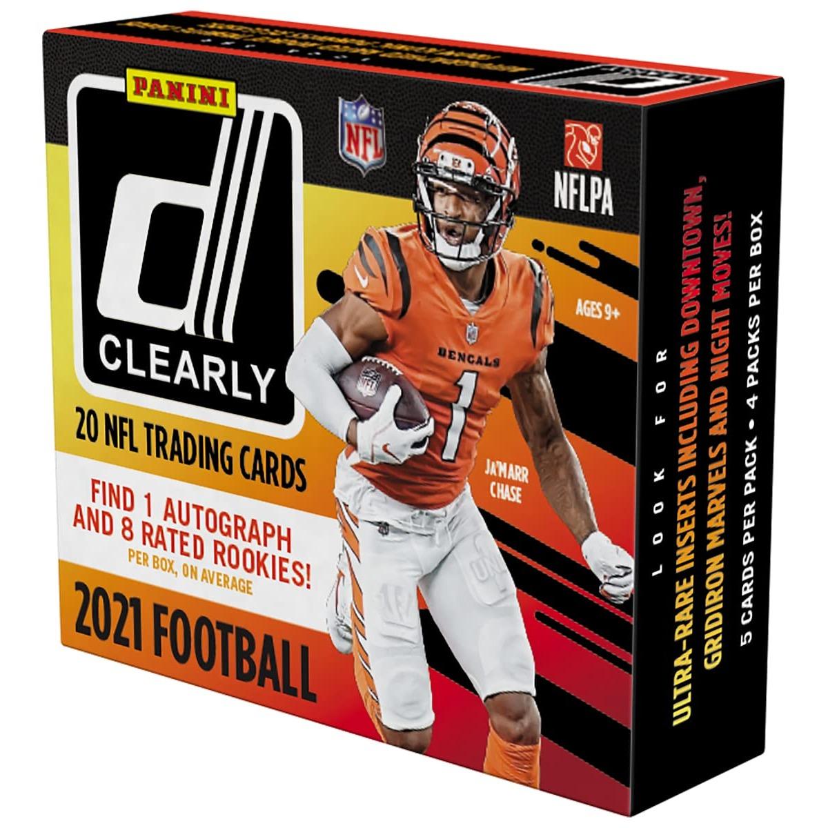 2021 Panini Donruss Clearly Football Hobby Trading Cards