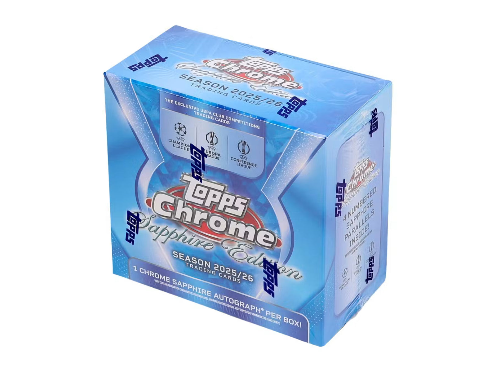 2025-26 Topps Chrome UEFA Club Competitions Soccer Sapphire Edition Trading Cards LV