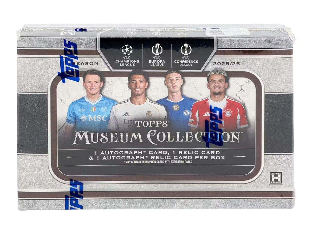 2025-26 Topps UEFA Club Competitions Museum Collection Soccer Hobby Trading Cards