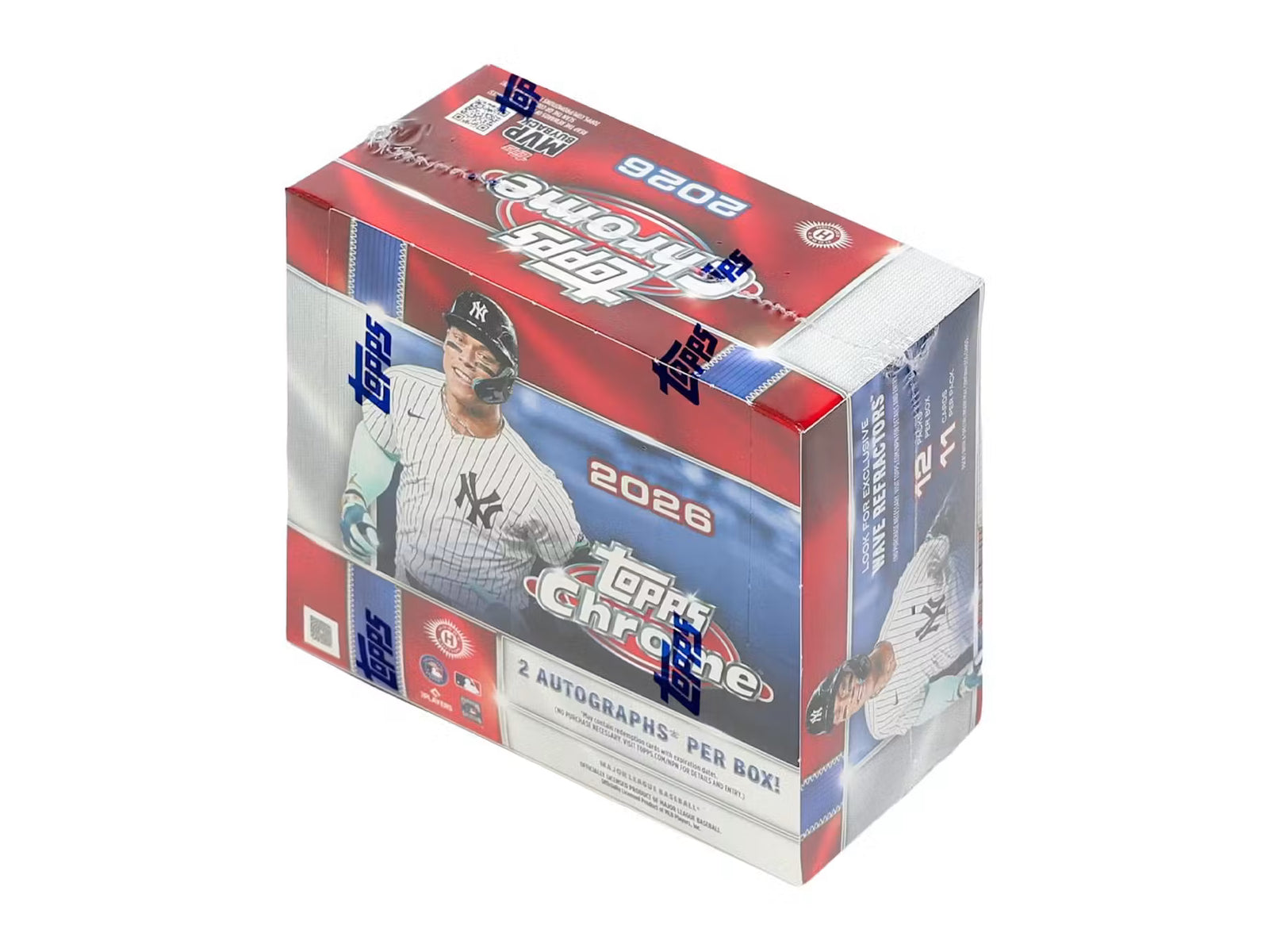 2026 Topps Chrome Baseball Hobby Jumbo Trading Cards LV