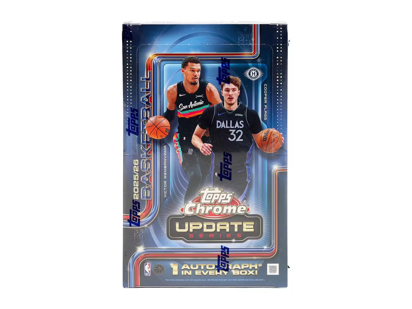 2025-26 Topps Chrome Update Series Basketball Hobby Trading Cards
