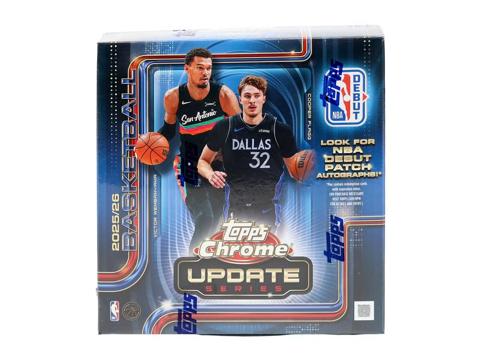 2025-26 Topps Chrome Update Series Basketball Mega Trading Cards