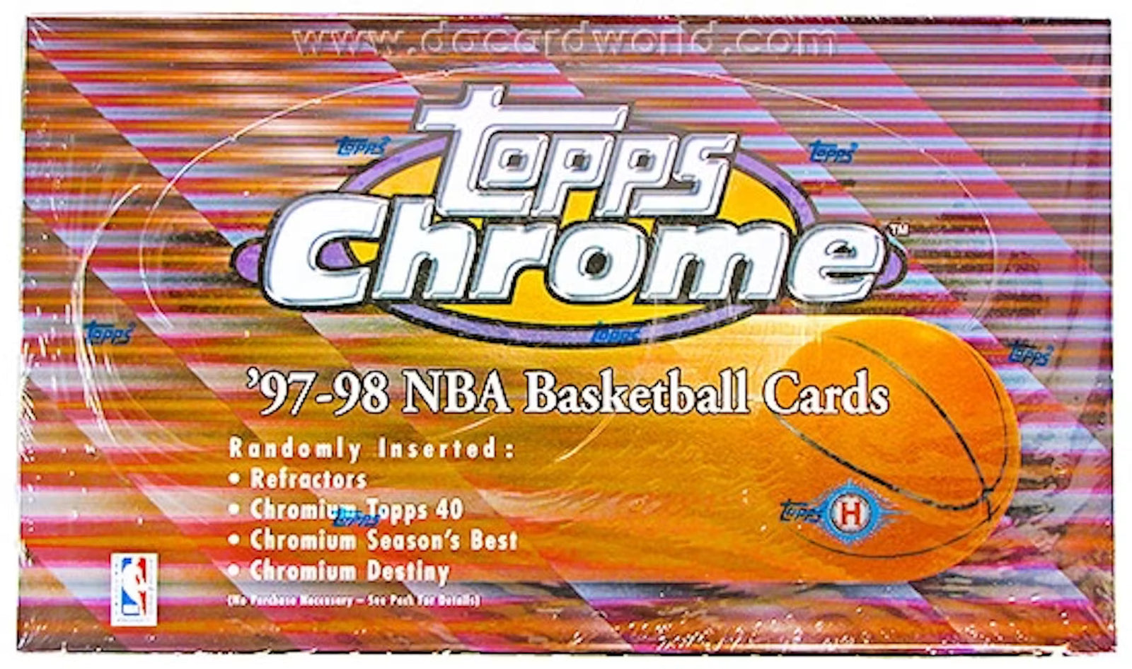 1997-98 Topps Chrome Basketball Hobby Trading Cards