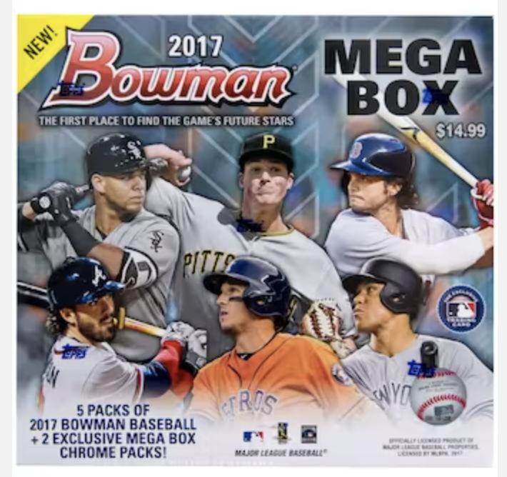 2017 Topps Bowman Baseball Mega Trading Cards