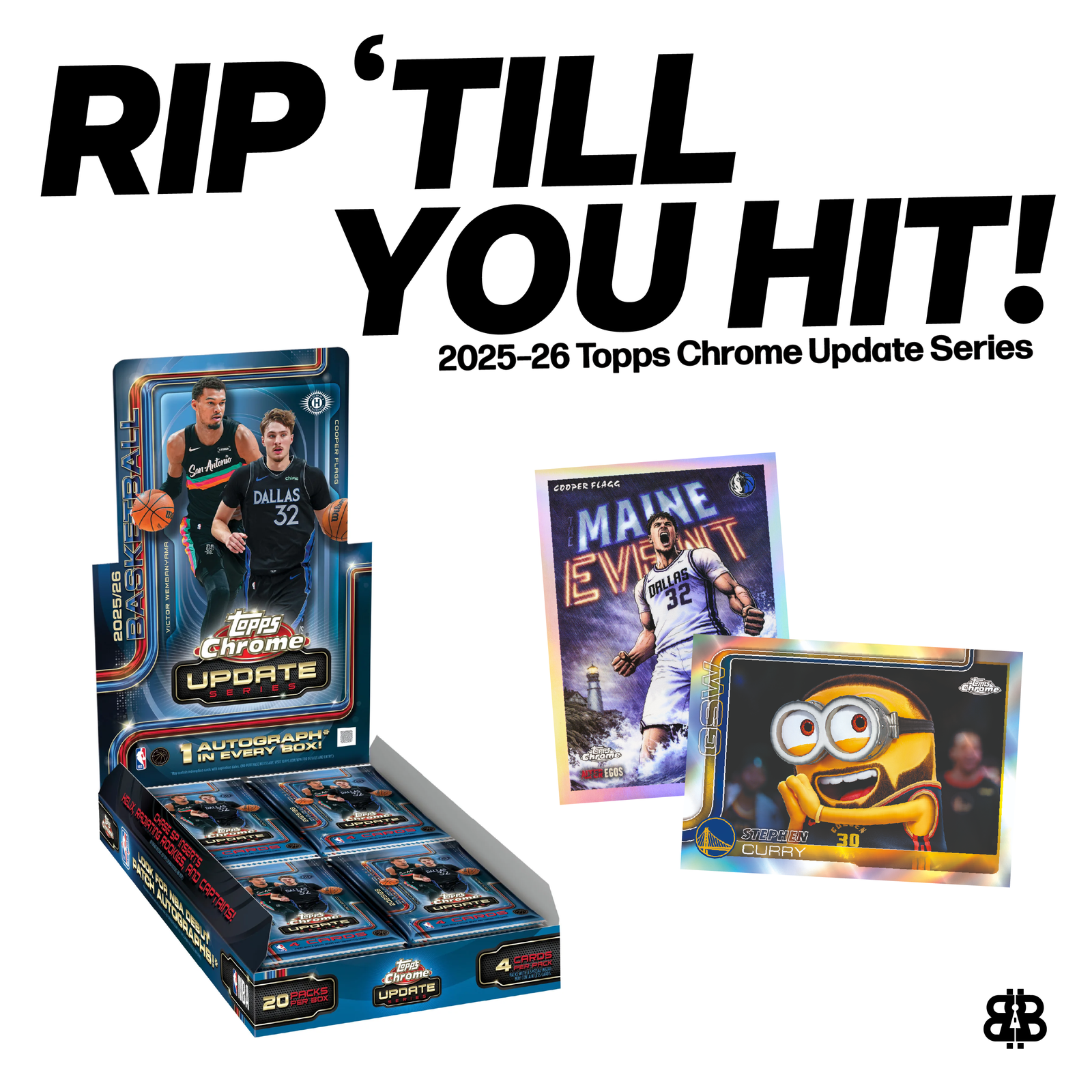 RIP TIL YOU HIT | 2025-26 Topps Chrome Update Basketball Hobby - 1 Auto GUARANTEED