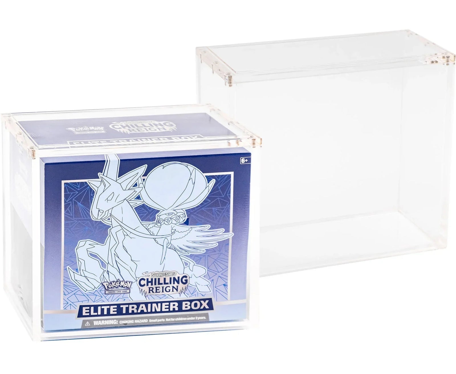 Pokemon ETB Acrylic Display Case - Magnetic Top, UV-Protected