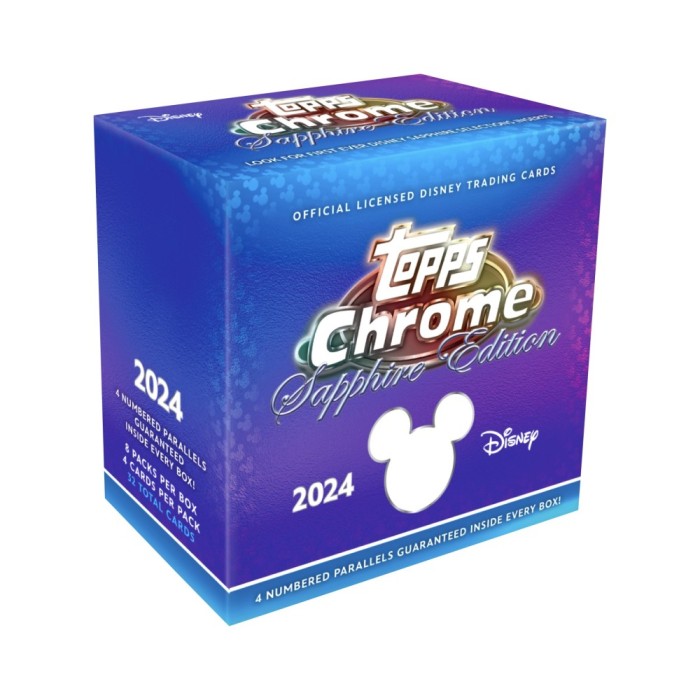 2024 Topps Chrome Disney Sapphire Edition Trading Cards