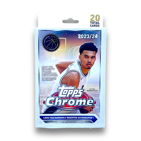 2023-24 Topps Chrome Basketball Hanger Trading Cards