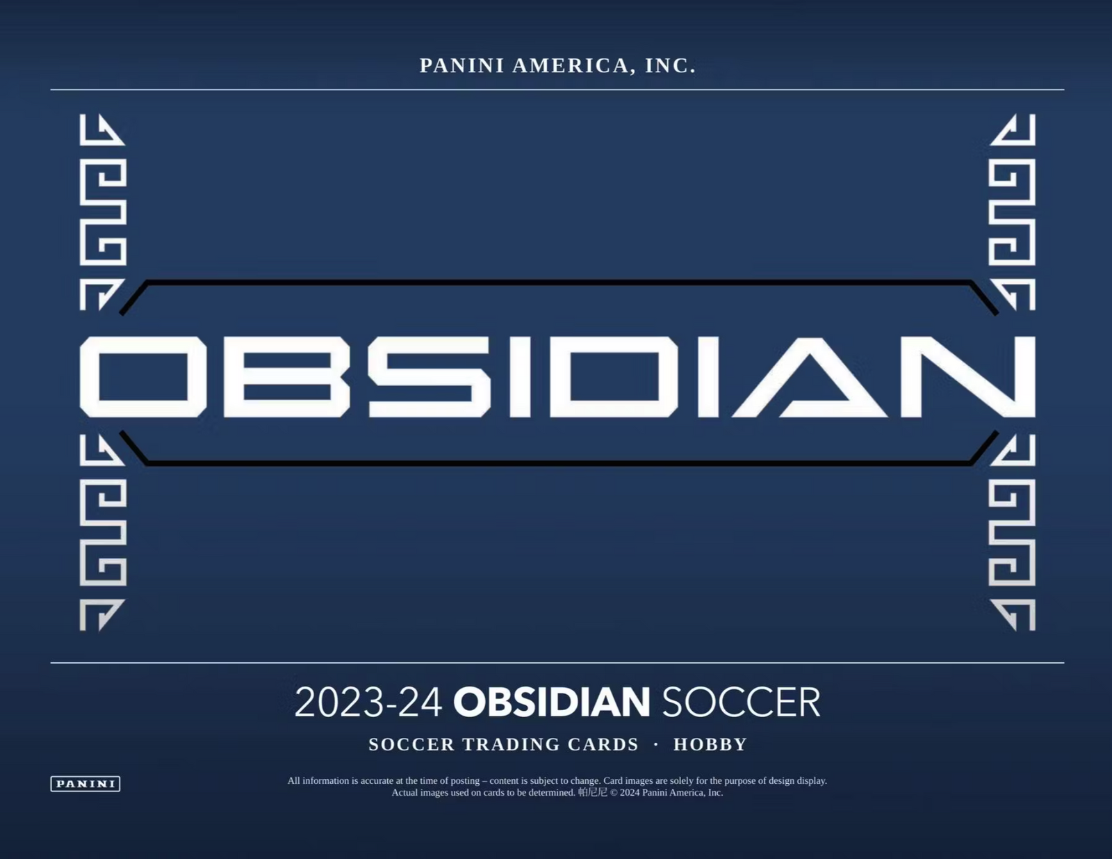 2023-24 Panini Obsidian Soccer Hobby Trading Cards
