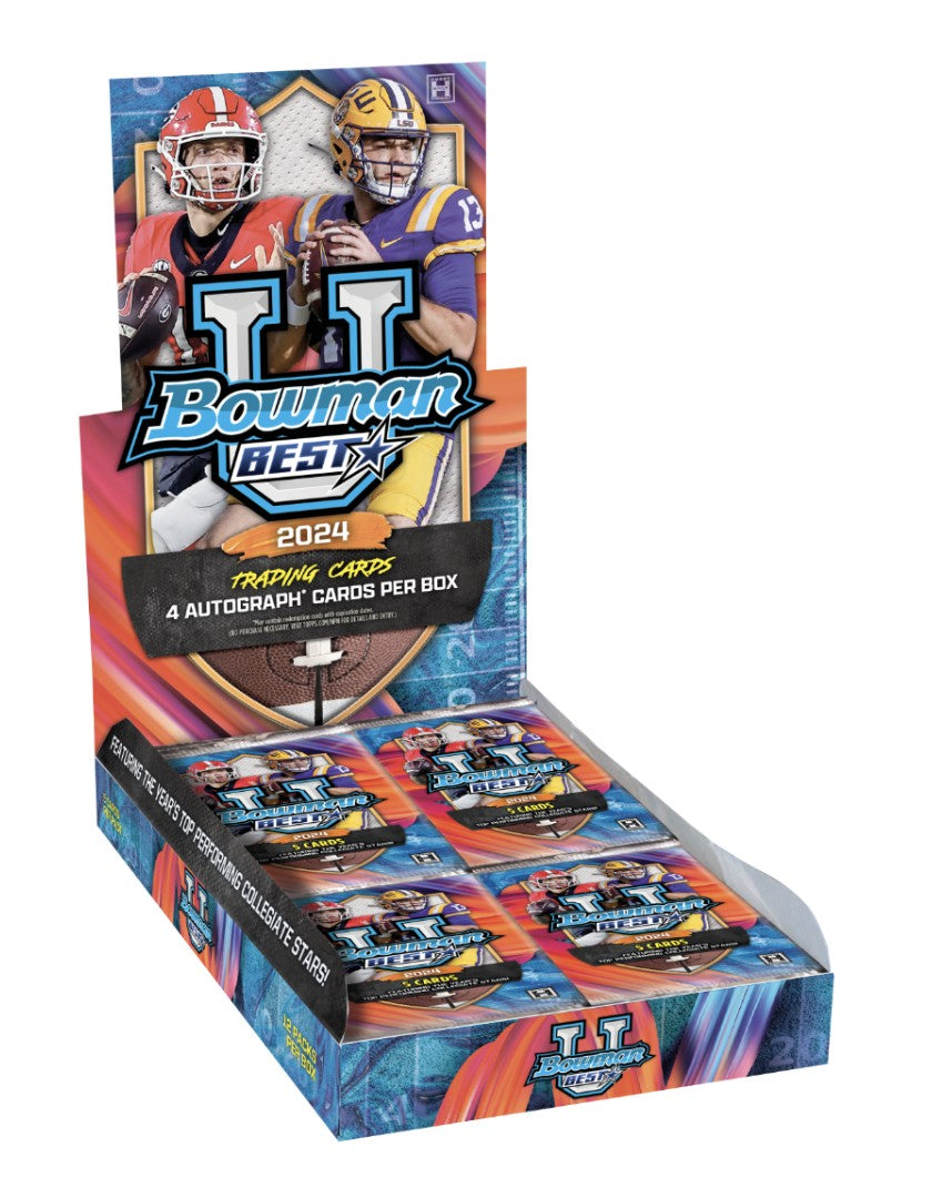 2024 Topps Bowman University Best Football Hobby Trading Cards