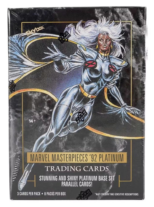 2024 Upper Deck Marvel Masterpieces '92 Platinum Blaster Trading Cards