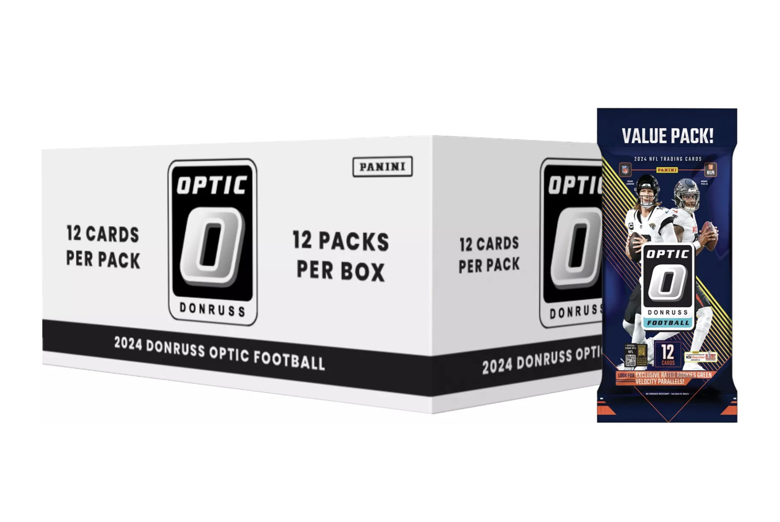 2024 Panini Donruss Optic Football Fat Pack Trading Cards