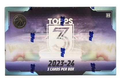 2023 24 Topps Three Basketball Hobby Trading Cards