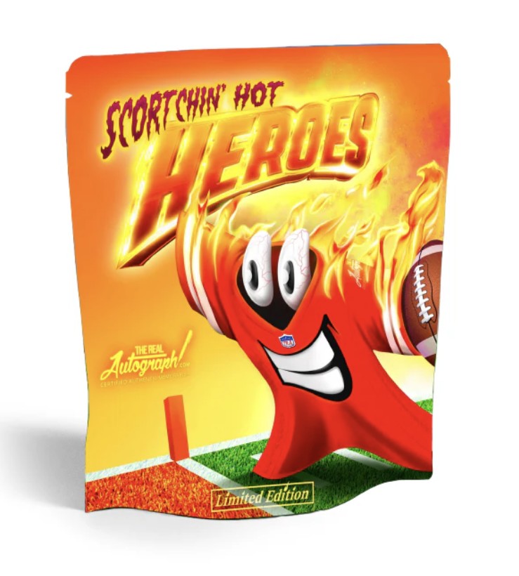 The Real Autograph Scortchin Hot Heroes Football Mystery Jersey