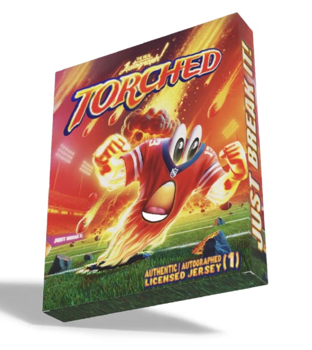 The Real Autograph Torched Football Mystery Jersey