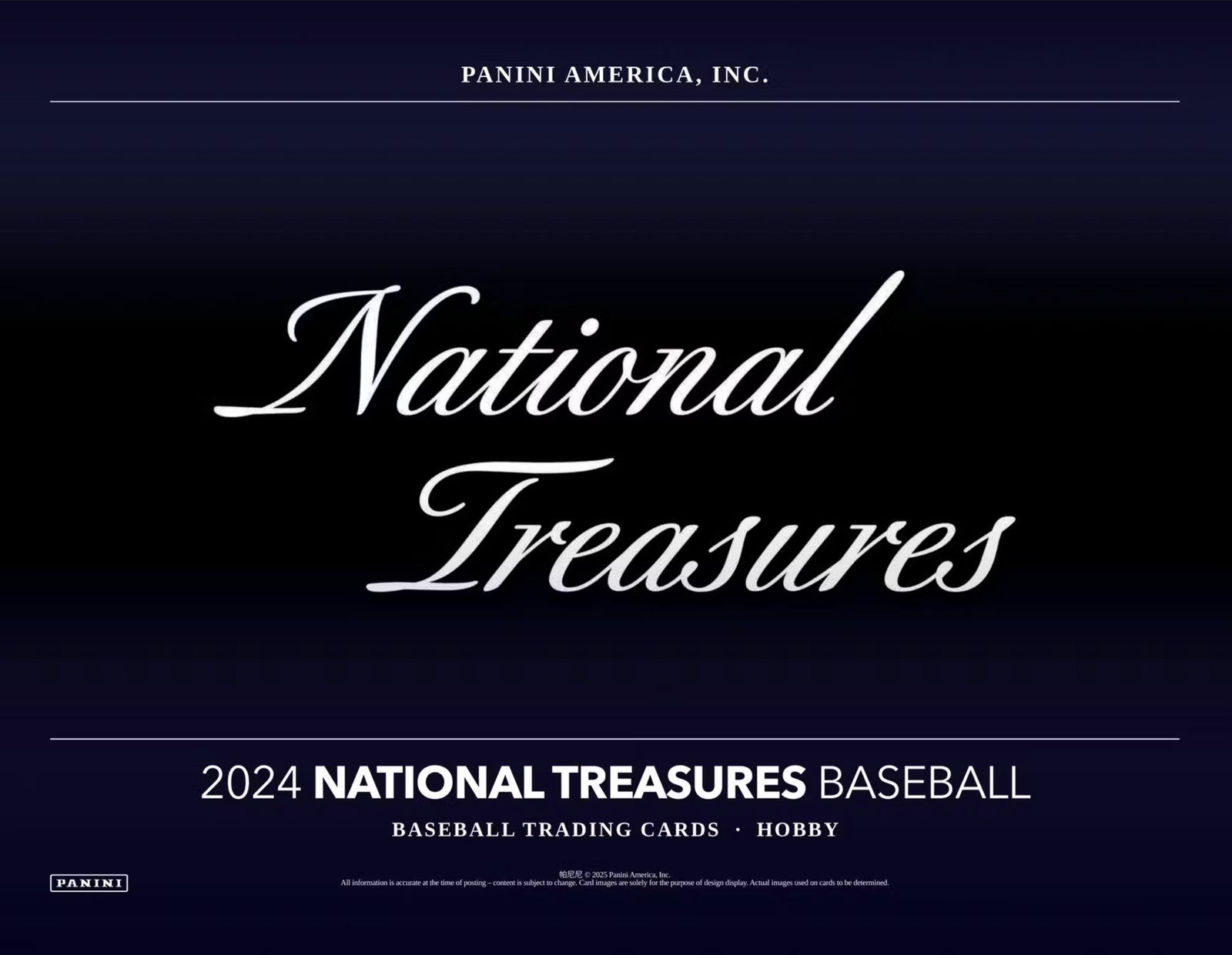 2024 Panini National Treasures Baseball Trading Cards LV