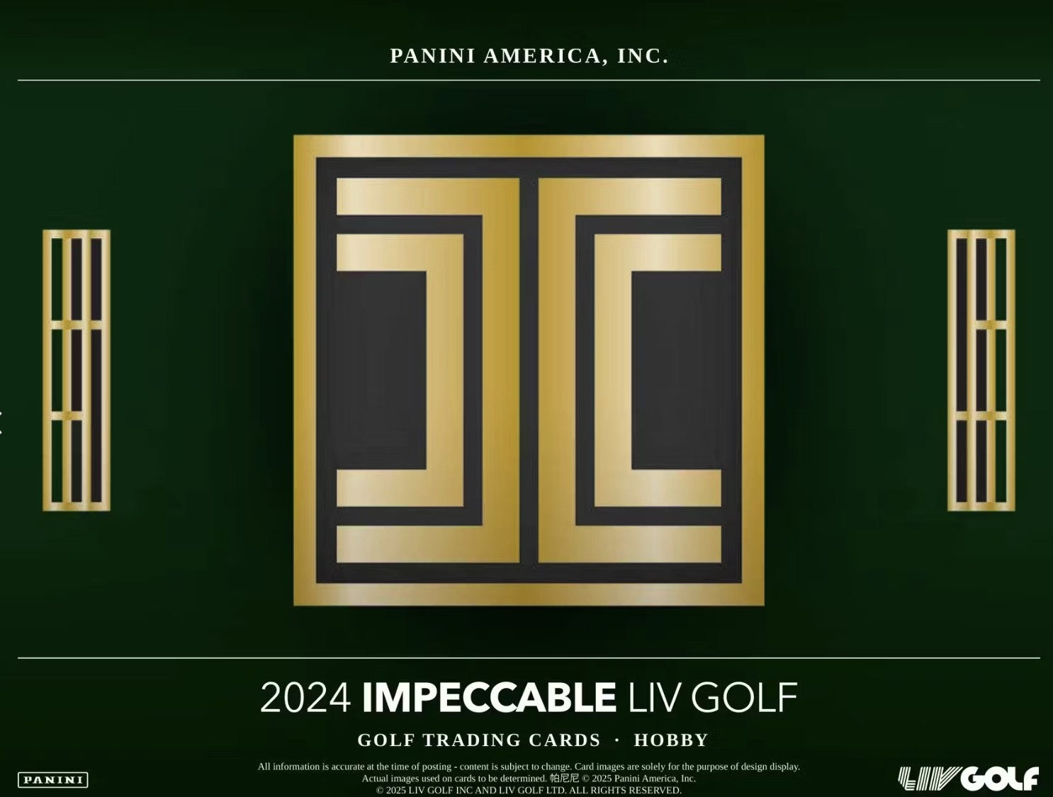 2024 Panini Impeccable LIV Golf Hobby Trading Cards