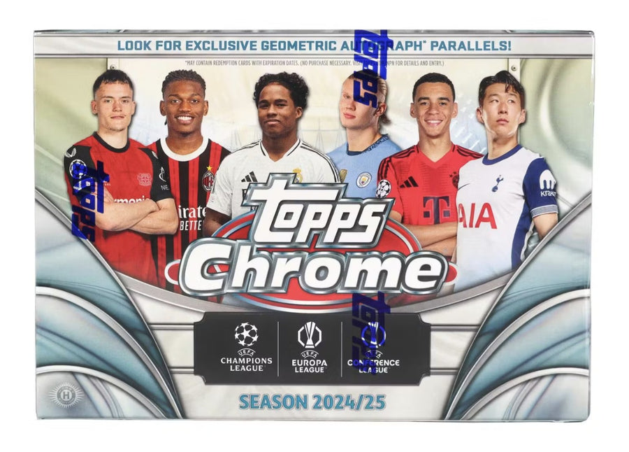 2024-25 Topps Chrome UEFA Club Competitions Soccer Breaker Delight Trading Cards