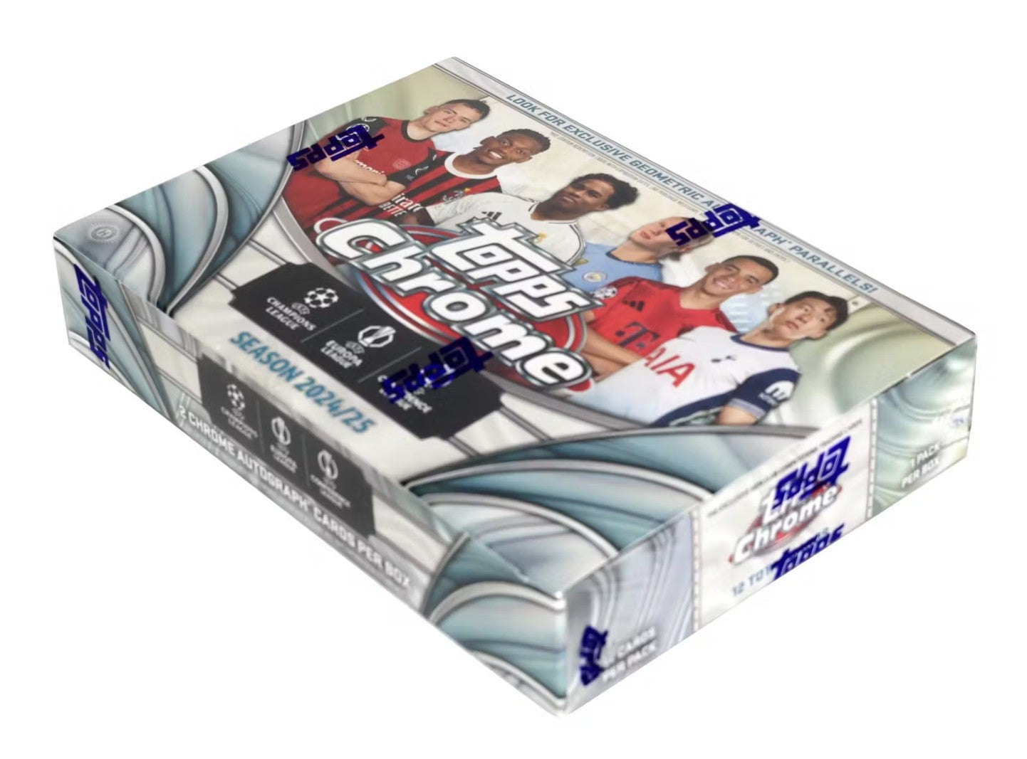 2024-25 Topps Chrome UEFA Club Competitions Soccer Breaker Delight Trading Cards