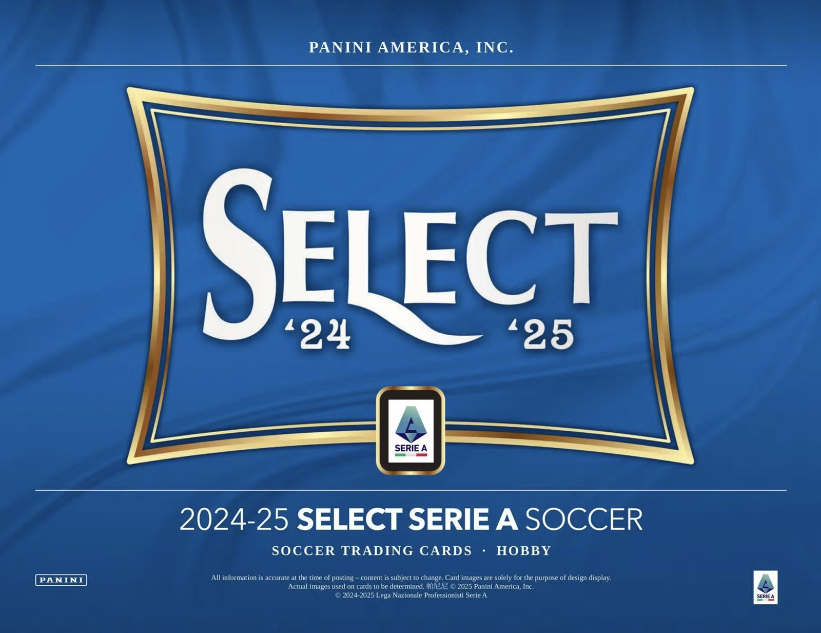 2024-25 Panini Select Soccer Serie A Hobby Trading Cards