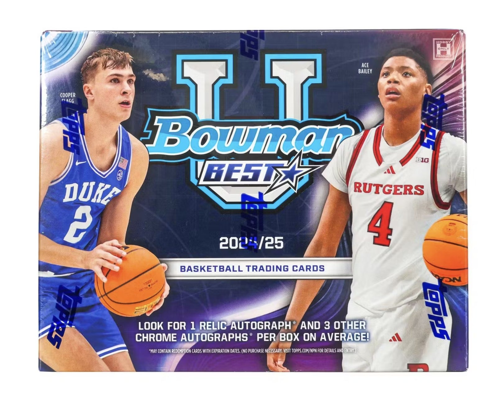 2024-25 Topps Bowman University Best Basketball Hobby Trading Cards