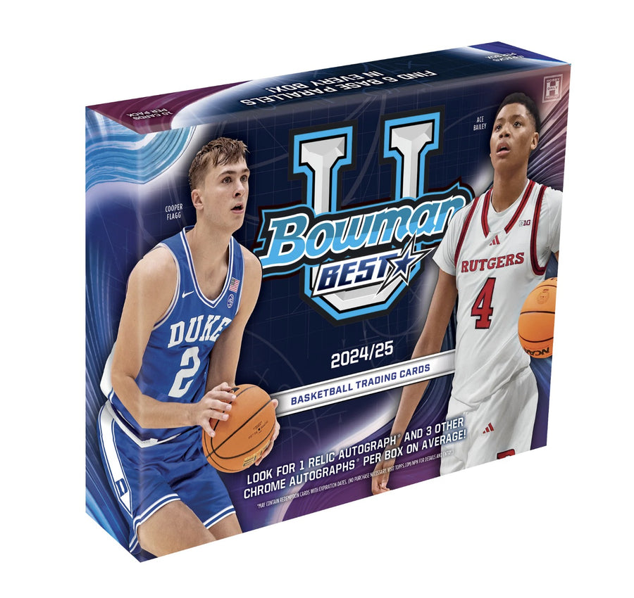 2024-25 Topps Bowman University Best Basketball Hobby Trading Cards