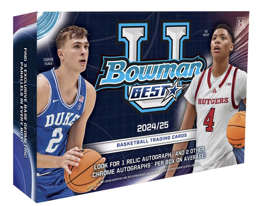 2024-25 Topps Bowman University Best Basketball Breakers Delight Trading Cards