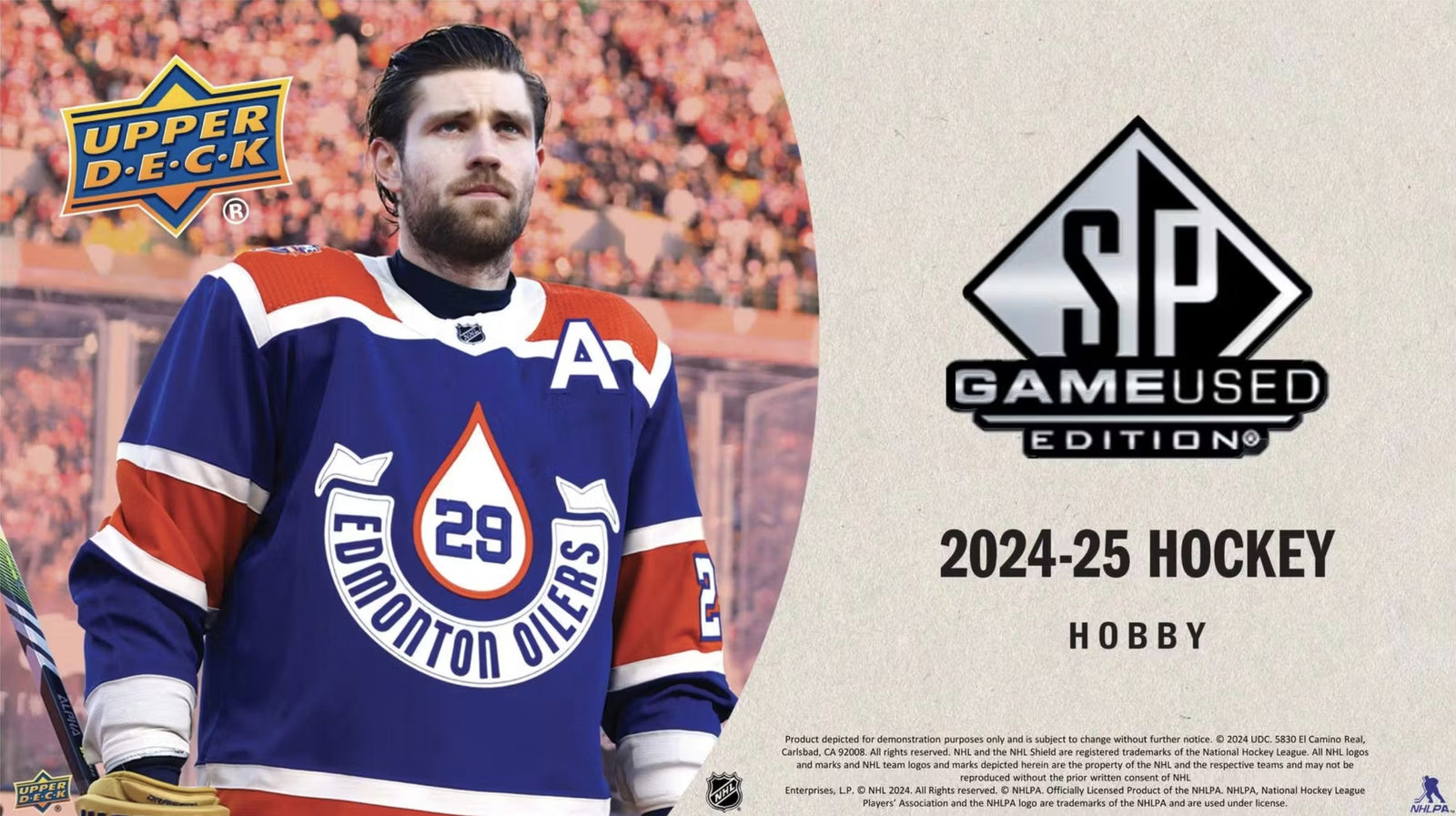 2024-25 Upper Deck SP Game Used Hockey Hobby Trading Cards