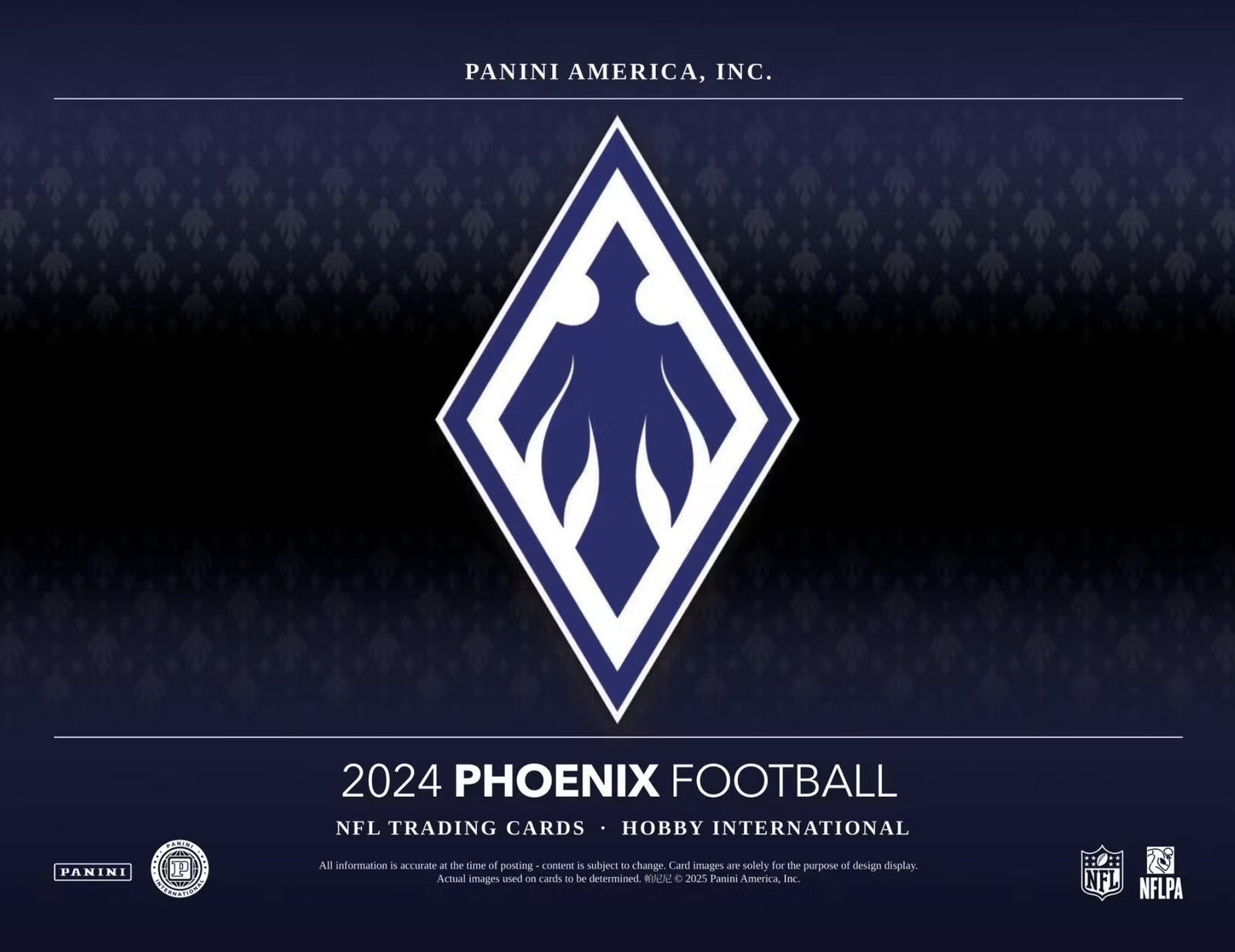 2024 Panini Phoenix Football Hobby International Mega Trading Cards
