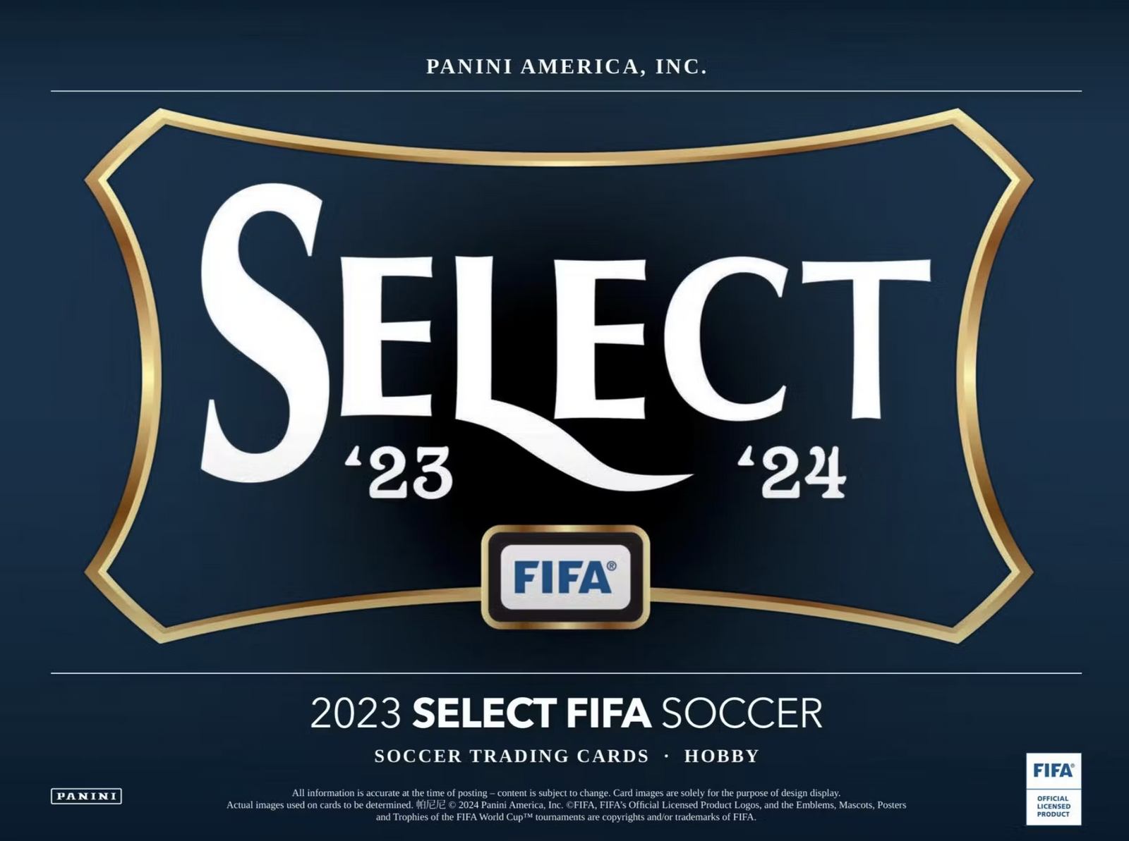 2023-24 Panini Select Soccer FIFA Hobby Trading Cards