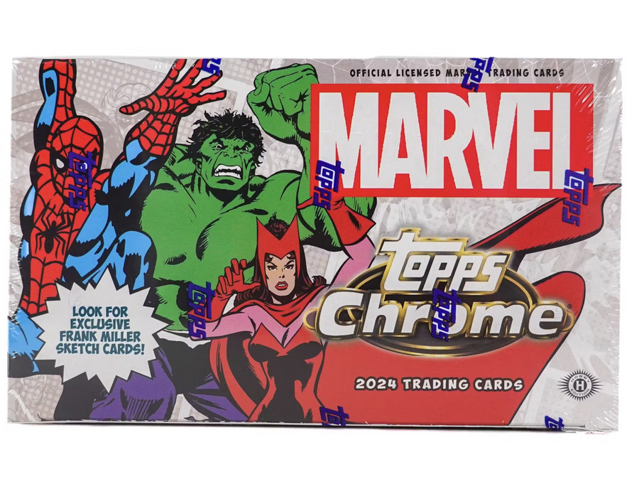 2023-24 Topps Chrome Marvel Comics Hobby Trading Cards